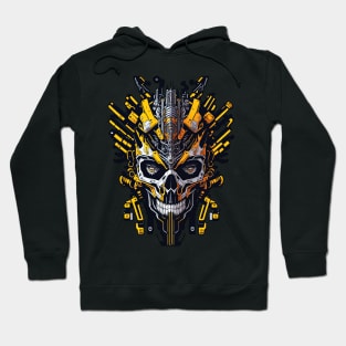 Mecha Skull S01 D67 Hoodie